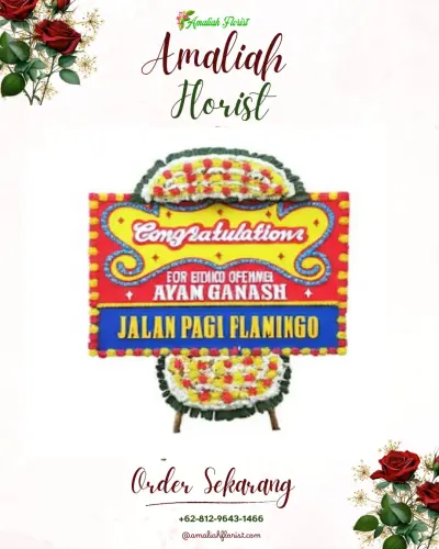 Bunga Papan Congratulation di Lebak Siliwangi